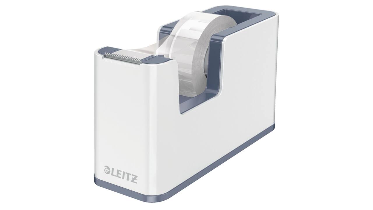 Plakbandhouder Leitz WOW wit/grijs