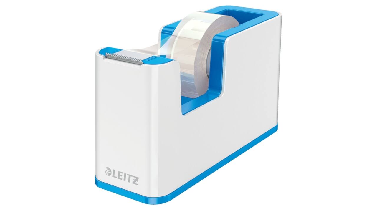 Plakbandhouder Leitz WOW wit/blauw