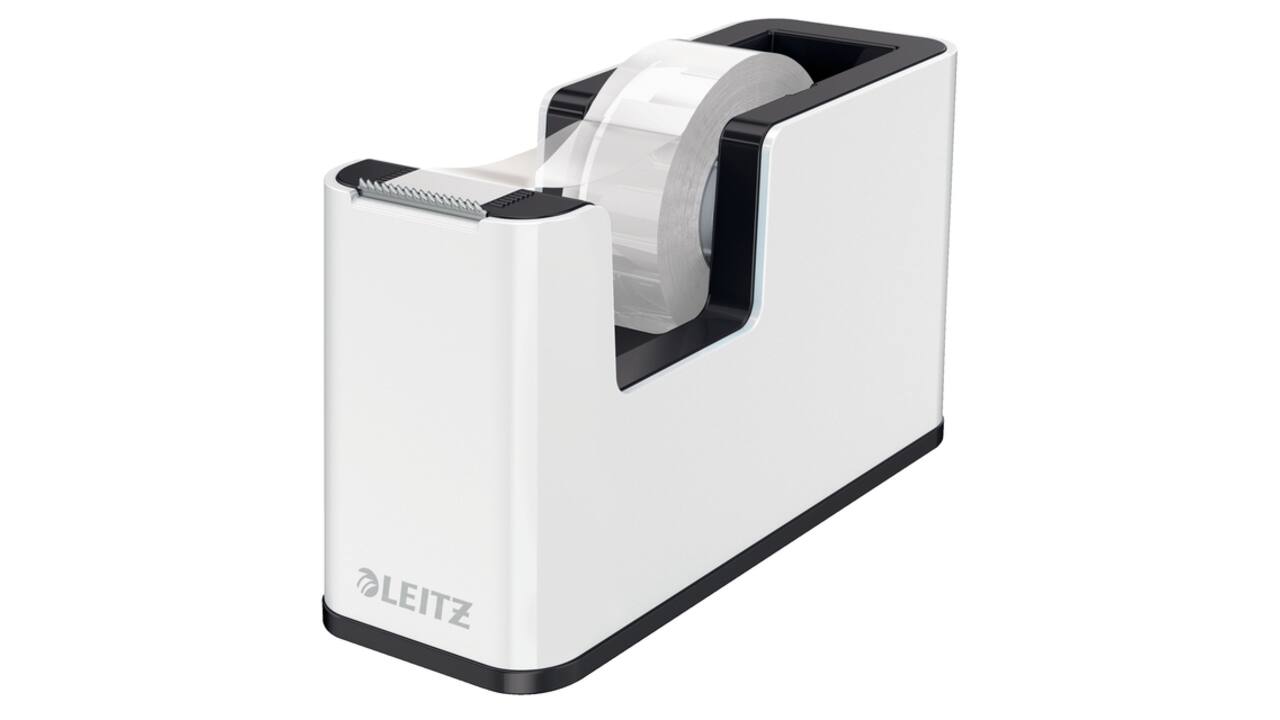 Plakbandhouder Leitz WOW wit/zwart
