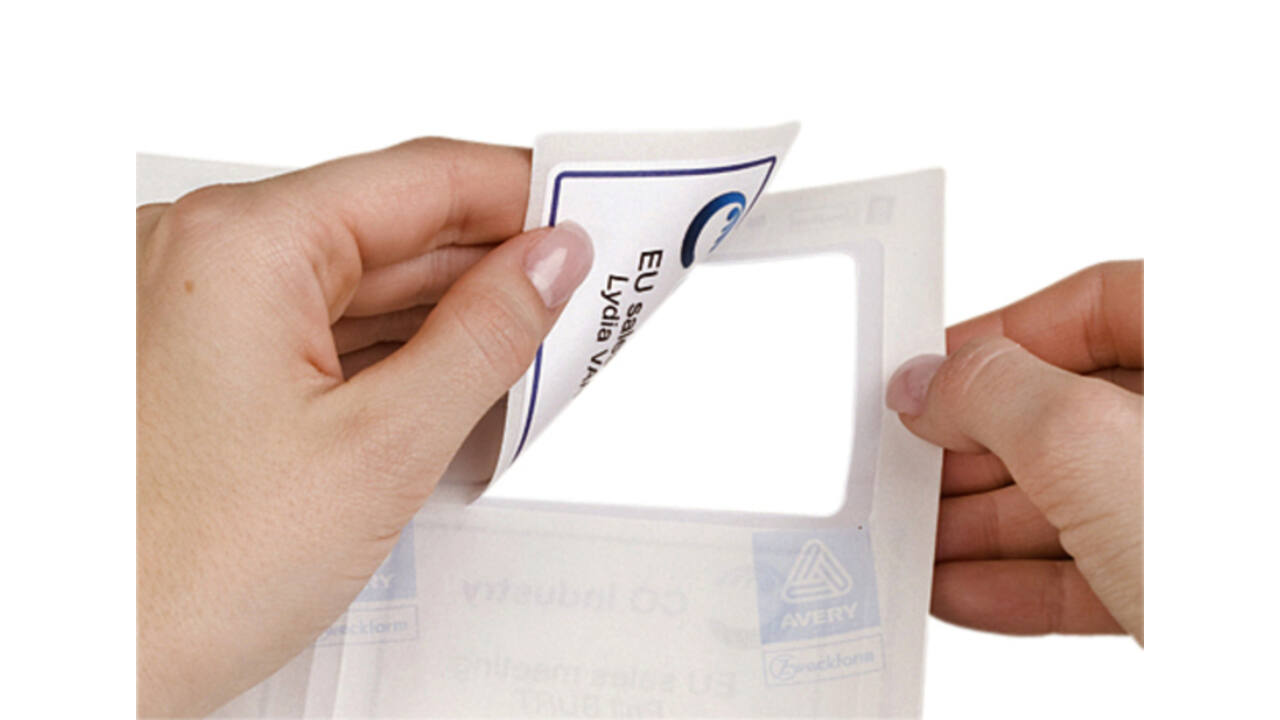 Naambadge etiket Avery L4785-20 80x50mm 200 stuks