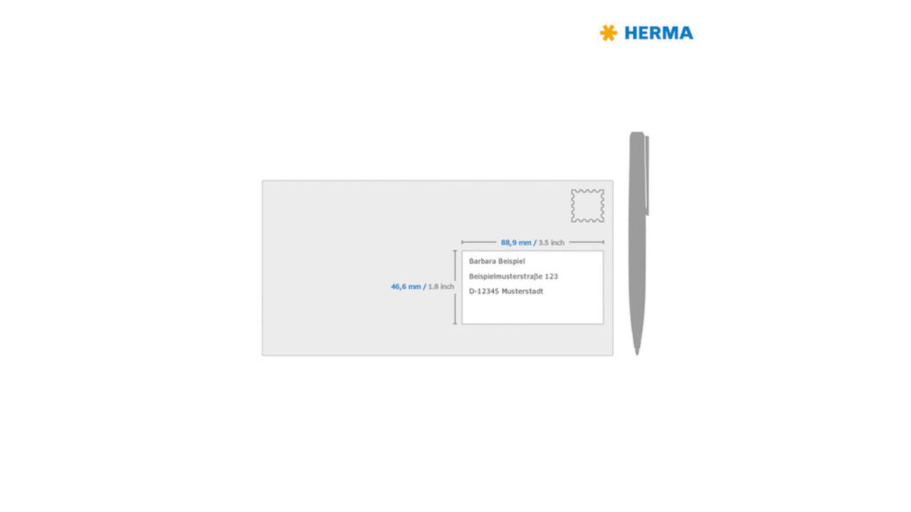 Etiket HERMA 4609 52.5x21.2mm premium wit 11200 stuks