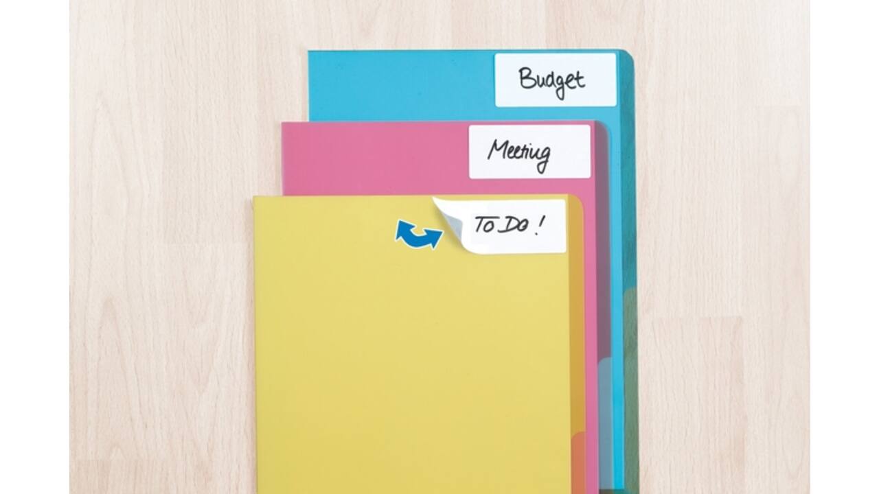 Etiket HERMA 10618 52x82mm verwijderbaar wit 96 stuks