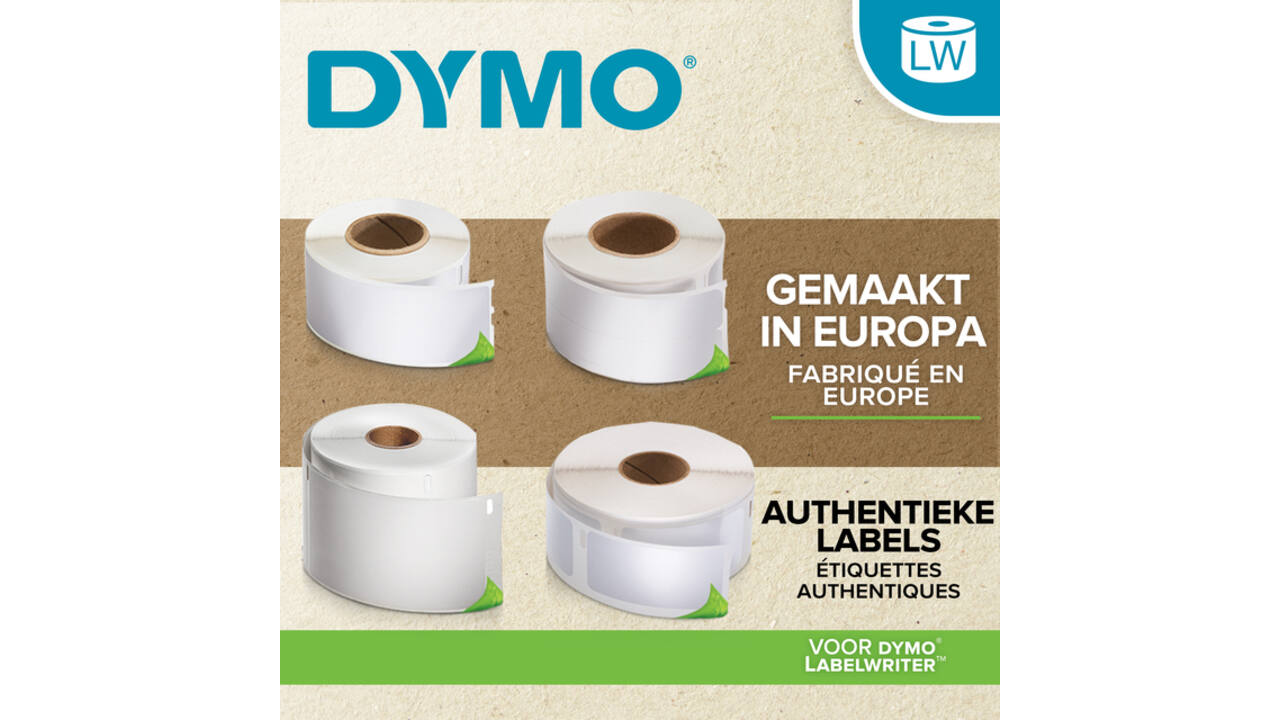 Etiket Dymo LabelWriter adressering 36x89mm 2 rollen á 260 stuks wit