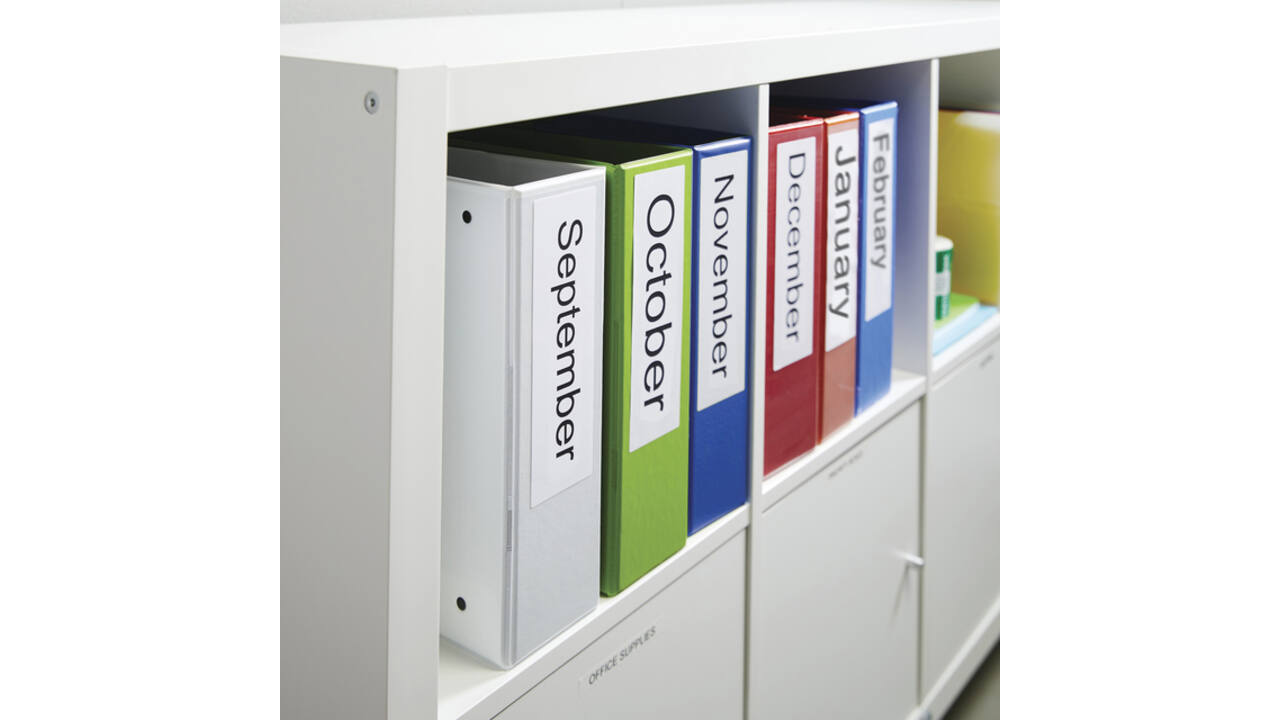 Etiket Dymo LabelWriter naamkaart ordner 59x190mm 1 rol á 110 stuks wit