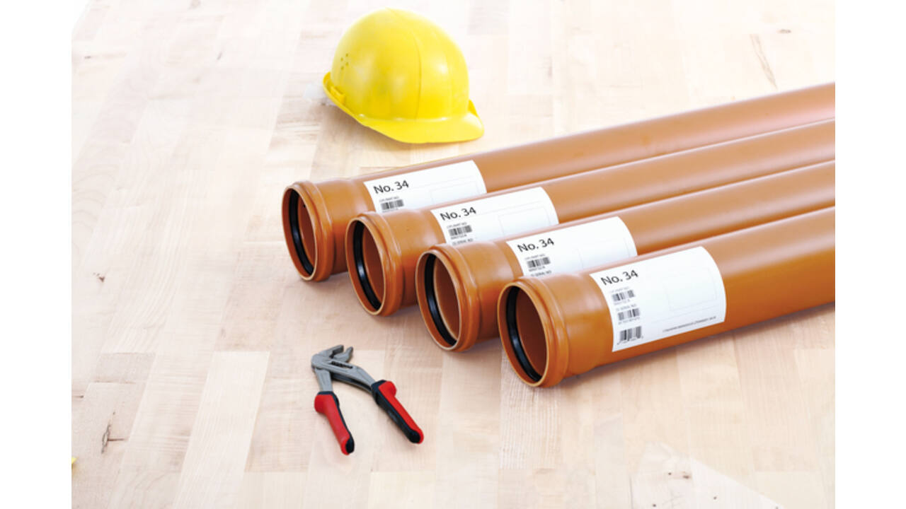 Etiket HERMA 4690 48.3x25.4mm weerbestendig wit 1100 stuks