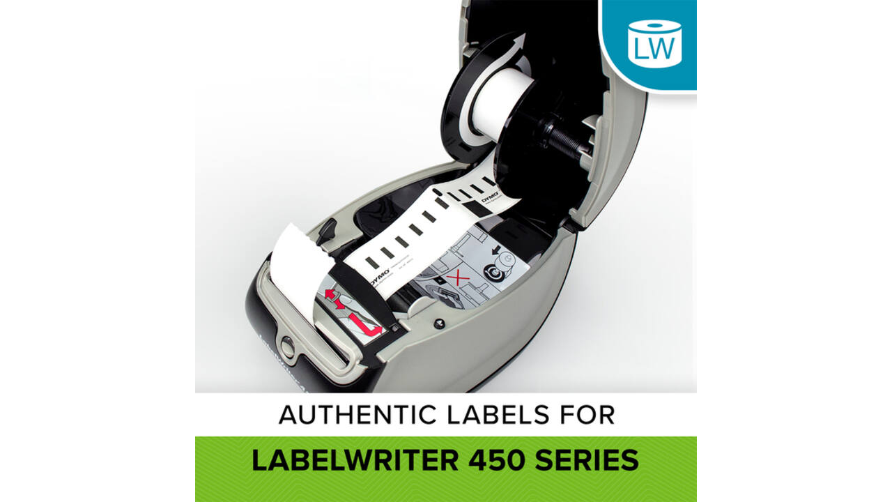 Etiket Dymo LabelWriter naamkaart 54x101mm 6 rollen á 220 stuks wit