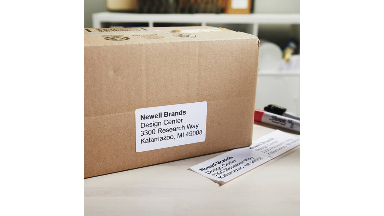 Etiket Dymo LabelWriter 5XL verzendlabel 59x102mm 2 rollen á 575 stuks wit