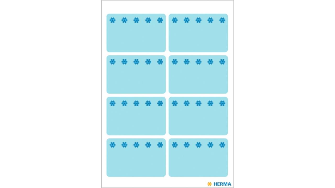Etiket HERMA 3773 26x40mm diepvries blauw 48 stuks