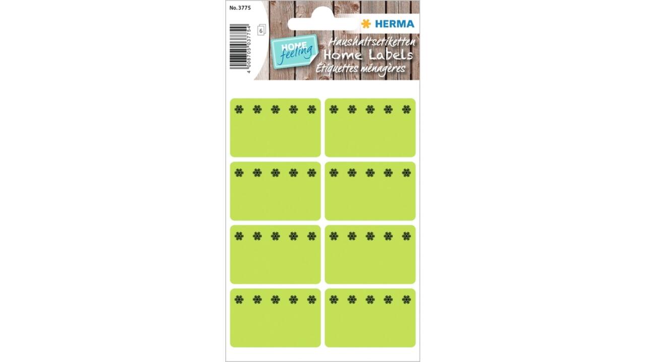 Etiket HERMA 3775 26x40mm diepvries groen 48 stuks