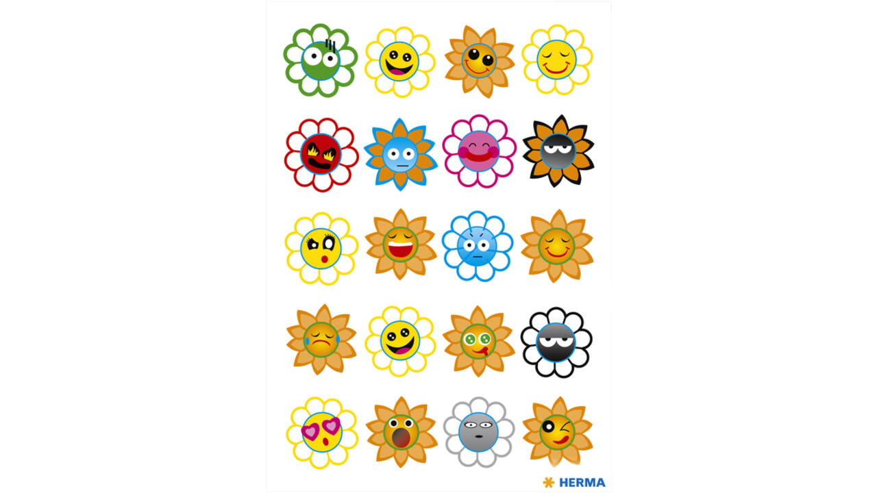 Etiket HERMA 3668 crazy zonnen puffy