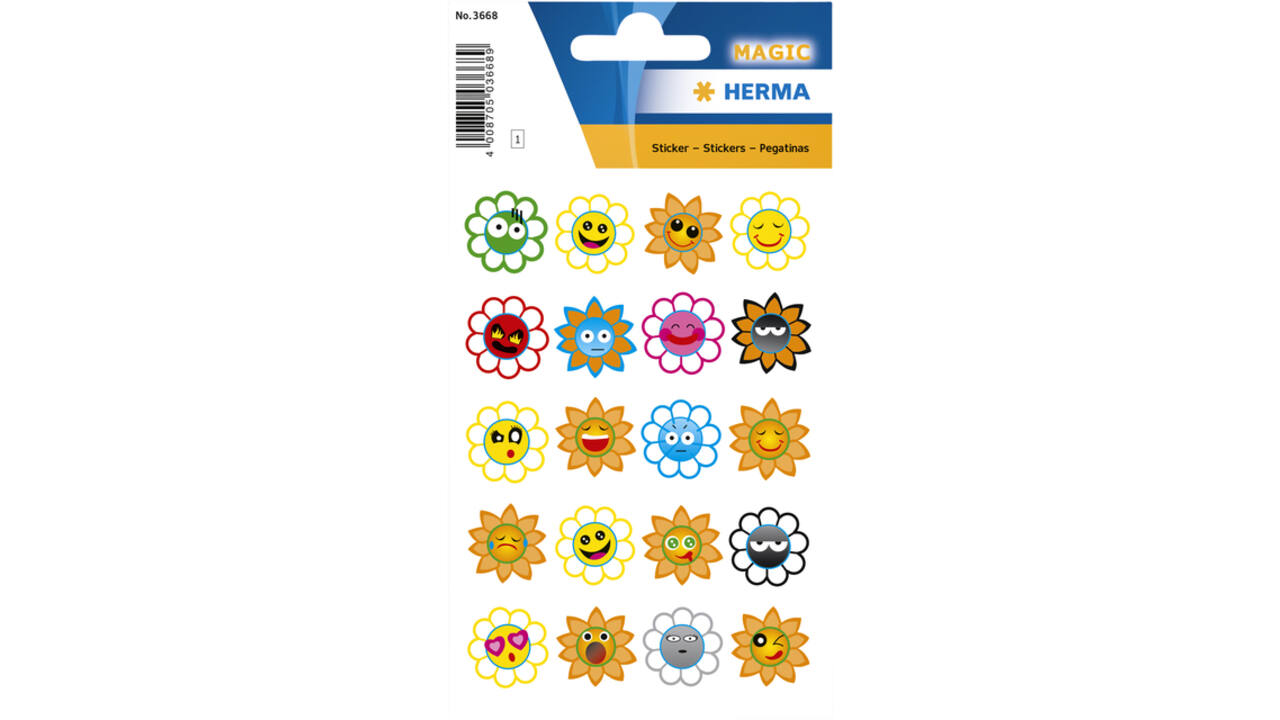 Etiket HERMA 3668 crazy zonnen puffy