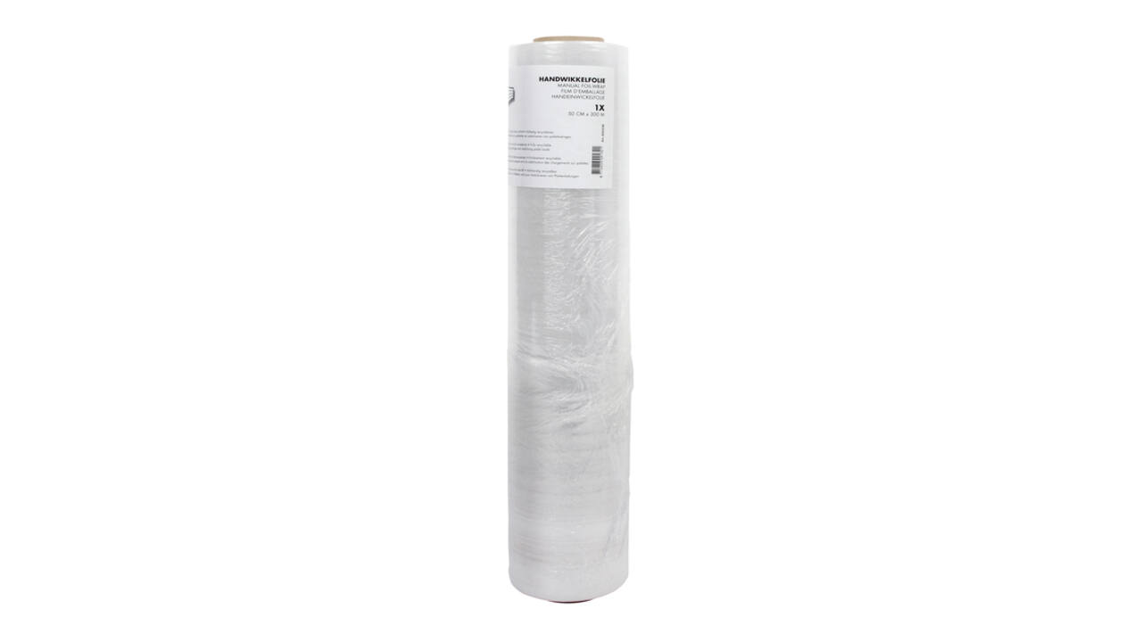 Wikkelfolie iezzy 500mmx300m 20mu transparant