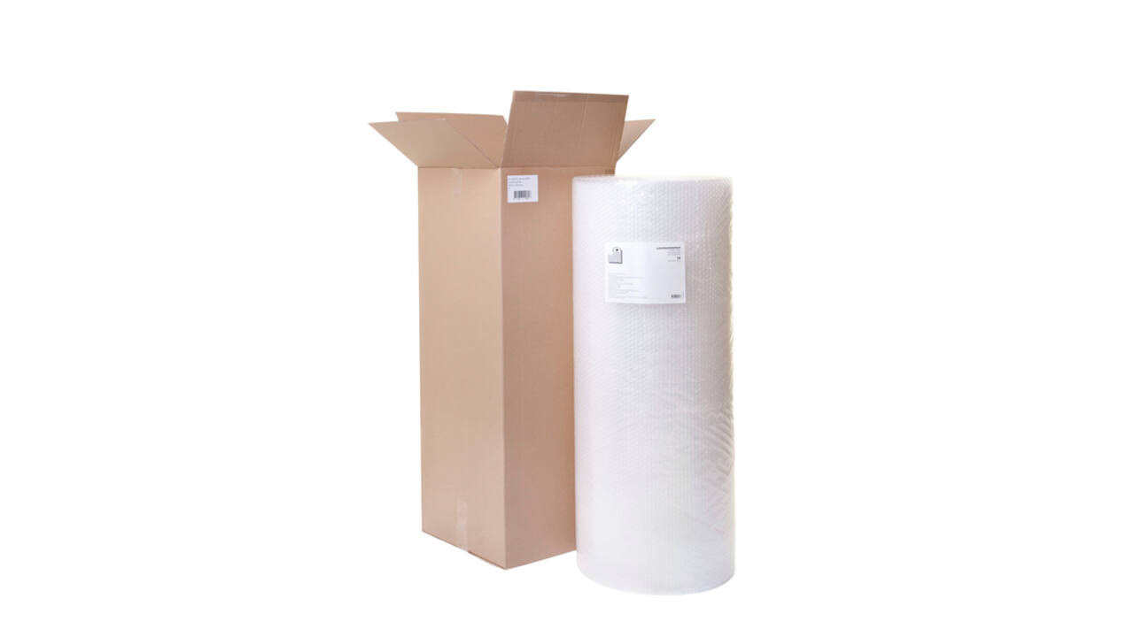 Luchtkussenfolie iezzy rol 100cmx50m transparant