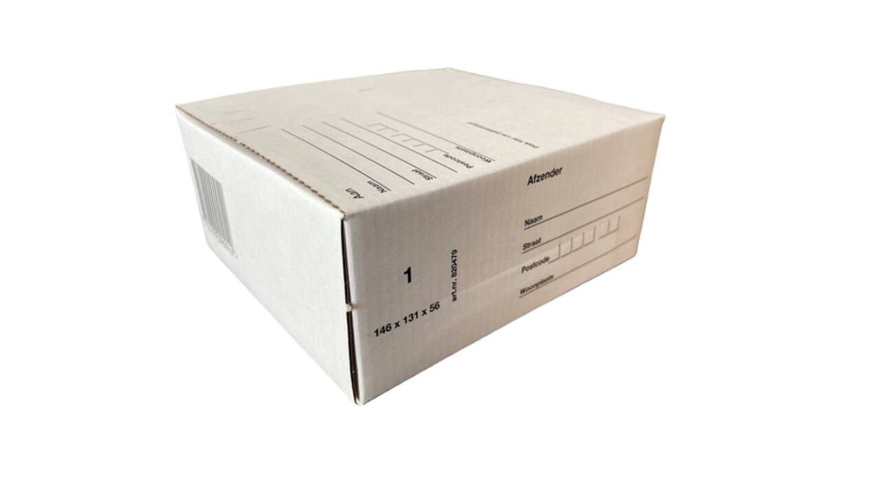 Postpakketbox iezzy 1 146x131x56mm