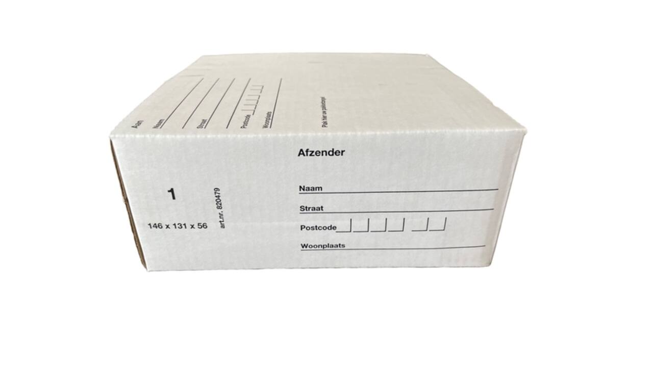 Postpakketbox iezzy 1 146x131x56mm