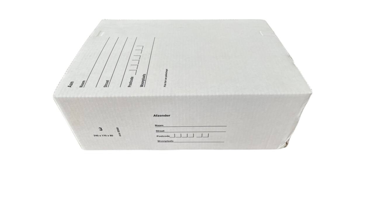 Postpakketbox iezzy 3 240x170x80mm wit