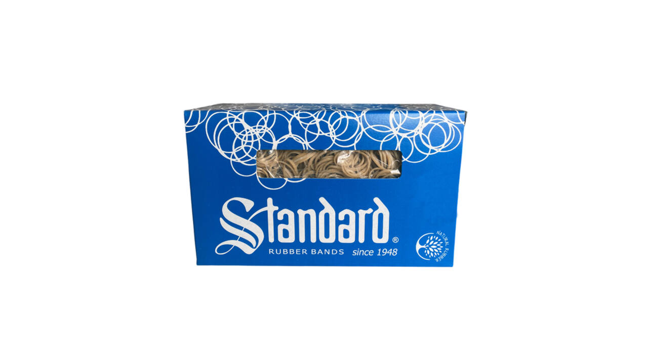 Elastiek Standard Rubber Bands 18 80x1.5mm 500gr 1660 stuks bruin