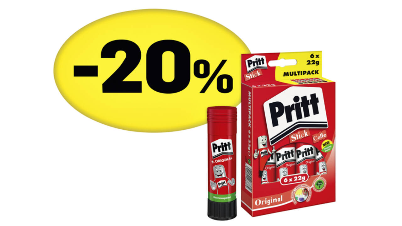 Lijmstift Pritt Stick Original 22gr promopack