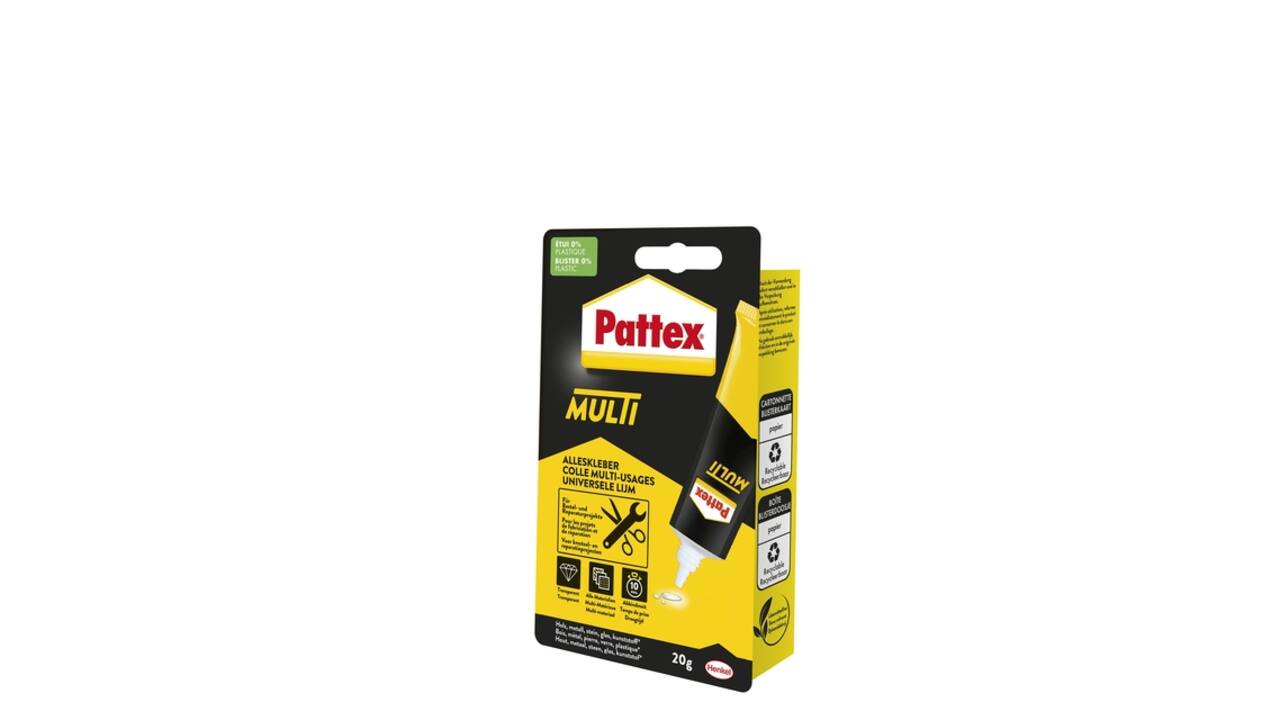 Alleslijm Pattex Multi tube 20 gram op blister