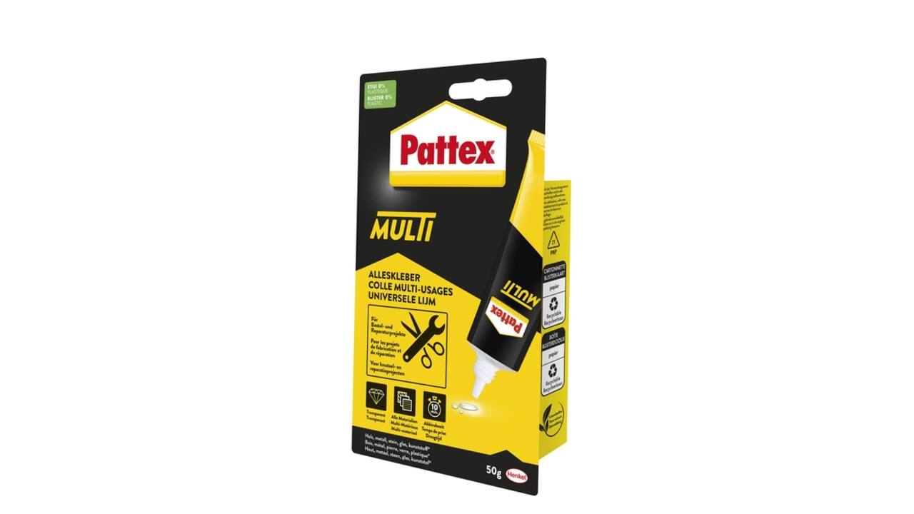Alleslijm Pattex Multi tube 50gram op blister