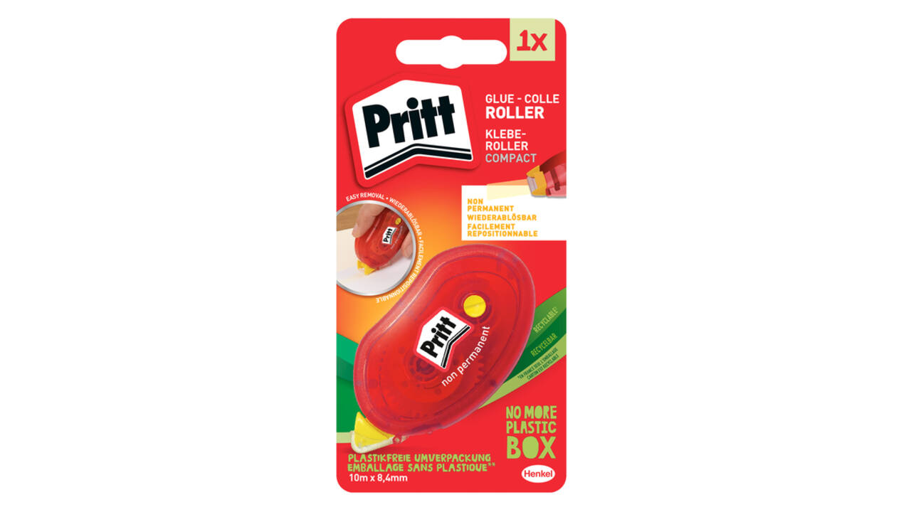 Lijmroller Pritt Compact non permanent 10m op blister
