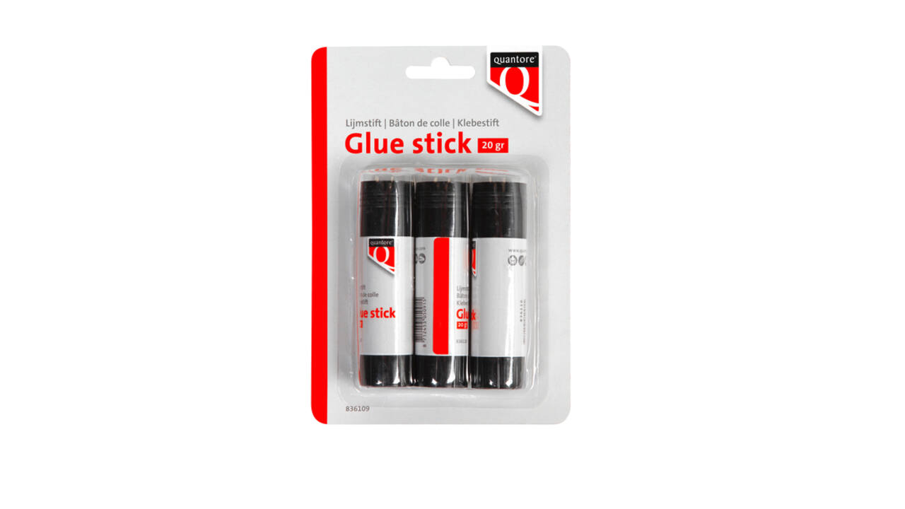 Lijmstift Quantore 3x20gr blister