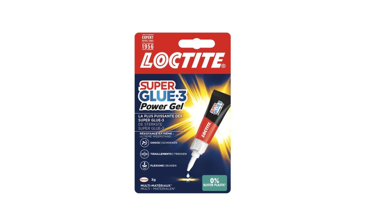 Secondelijm Loctite Powerflex GEL tube 3 gram op blister