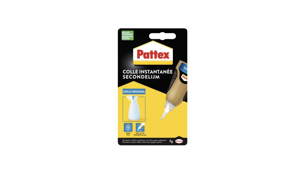 Secondelijm Pattex Gold original tube 3gram op blister