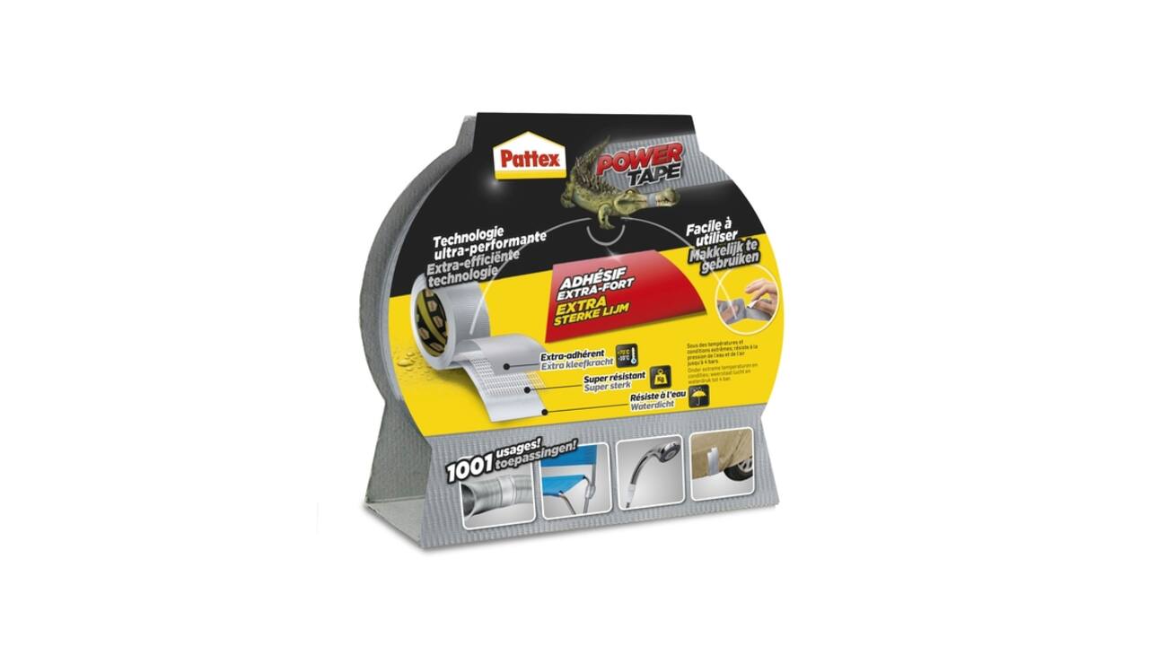 Plakband Pattex Power Tape 50mmx25m grijs
