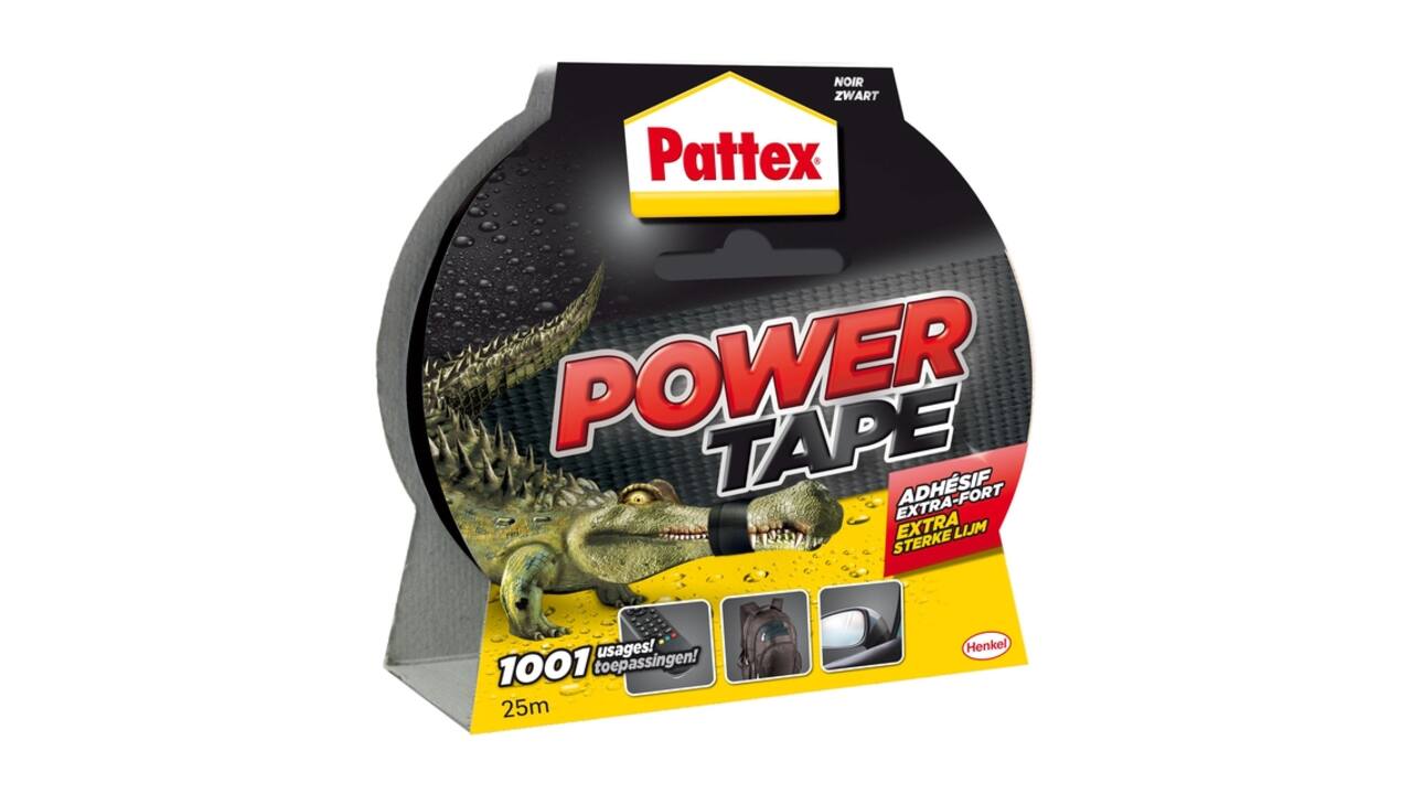 Plakband Pattex Power Tape 50mmx25m zwart