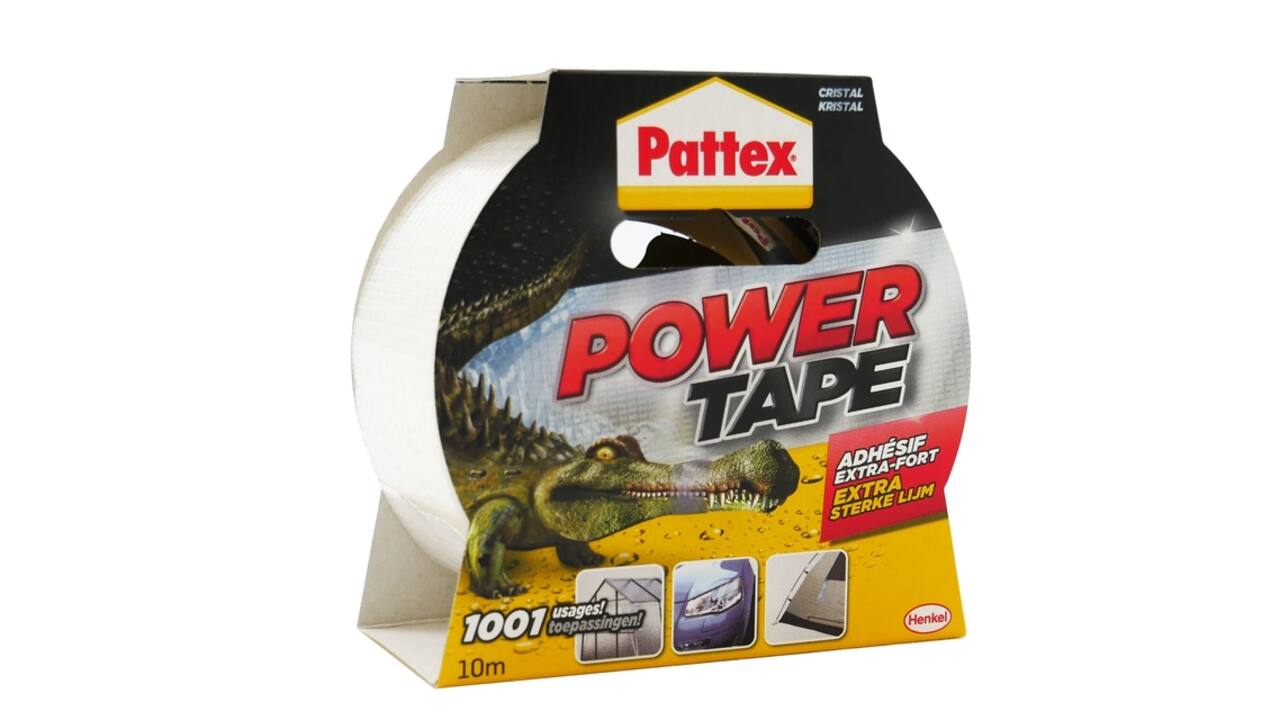 Plakband Pattex Power Tape 50mmx10m transparant