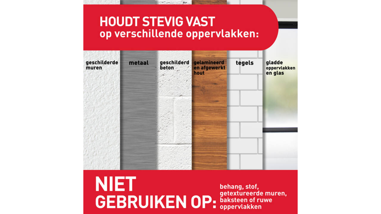 Bevestigingsstrip Command middelgroot klik vast  5,4kg zwart