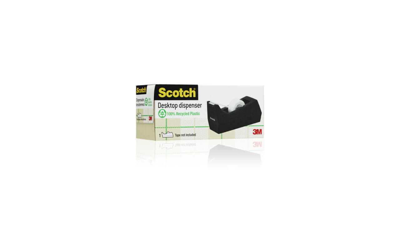 Plakbandhouder Scotch C38 verzwaard zwart
