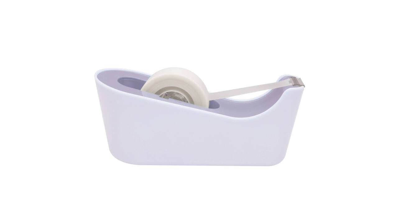 Plakbandhouder Scotch C18 lavendel + 1 rol magic tape 19mmx33m