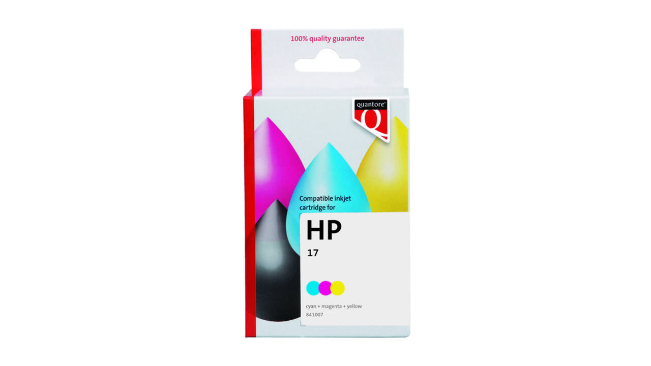 Inktcartridge Quantore alternatief tbv HP C6625D 17 kleur