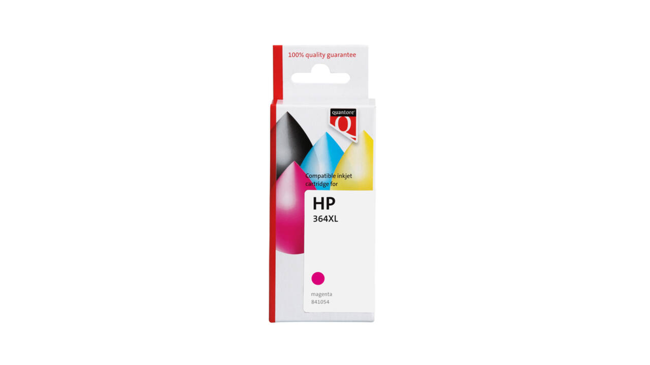 Inktcartridge Quantore alternatief tbv HP CB324A 364XL rood