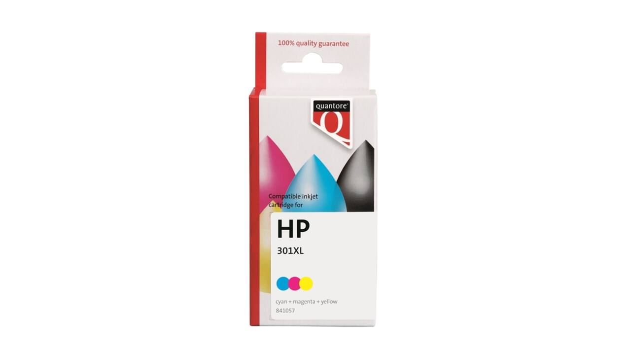 Inktcartridge Quantore alternatief tbv HP CH564EE 301XL kleur