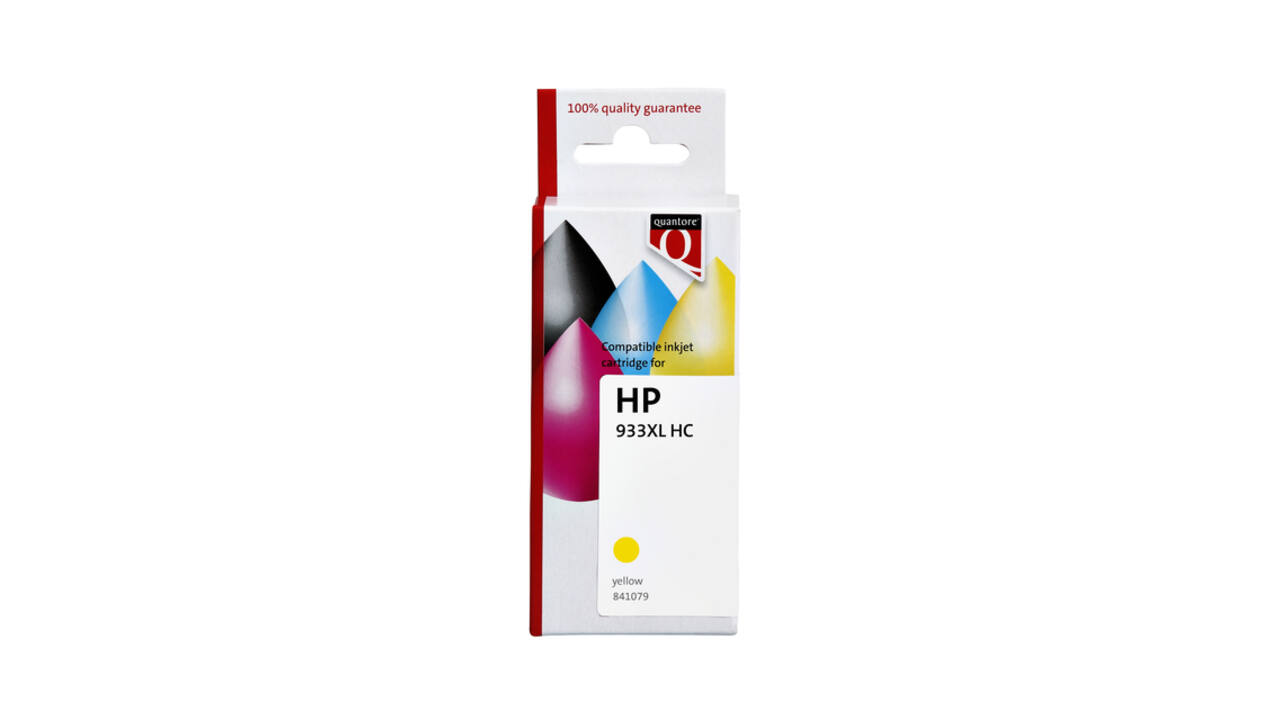 Inktcartridge Quantore alternatief tbv HP CN056AE 933XL geel