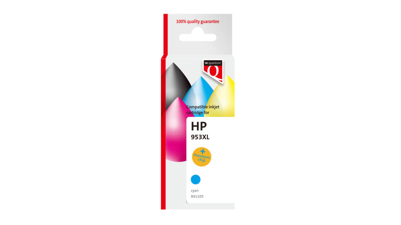 Inktcartridge Quantore alternatief tbv HP F6U16AE 953XL blauw