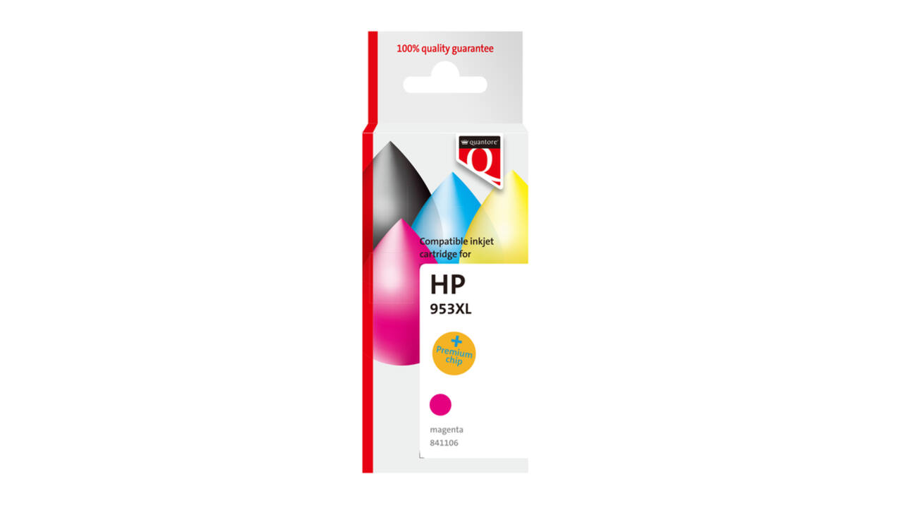 Inktcartridge Quantore alternatief tbv HP F6U17AE 953XL rood HC