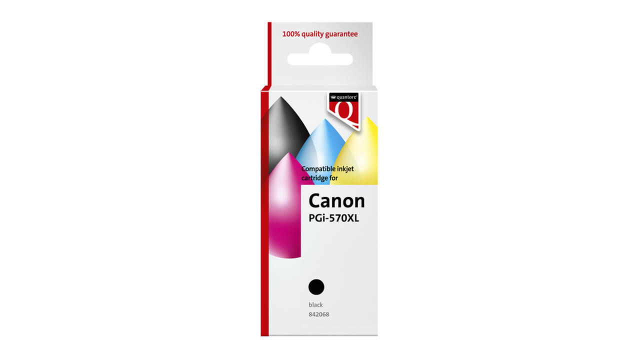 Inktcartridge Quantore alternatief tbv Canon PGI-570XL zwart HC