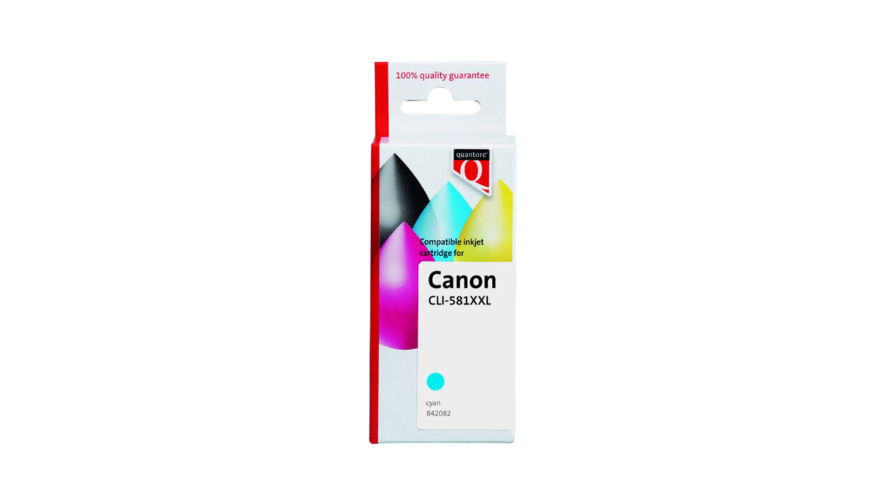 Inktcartridge Quantore alternatief tbv Canon CLI-581XXL blauw