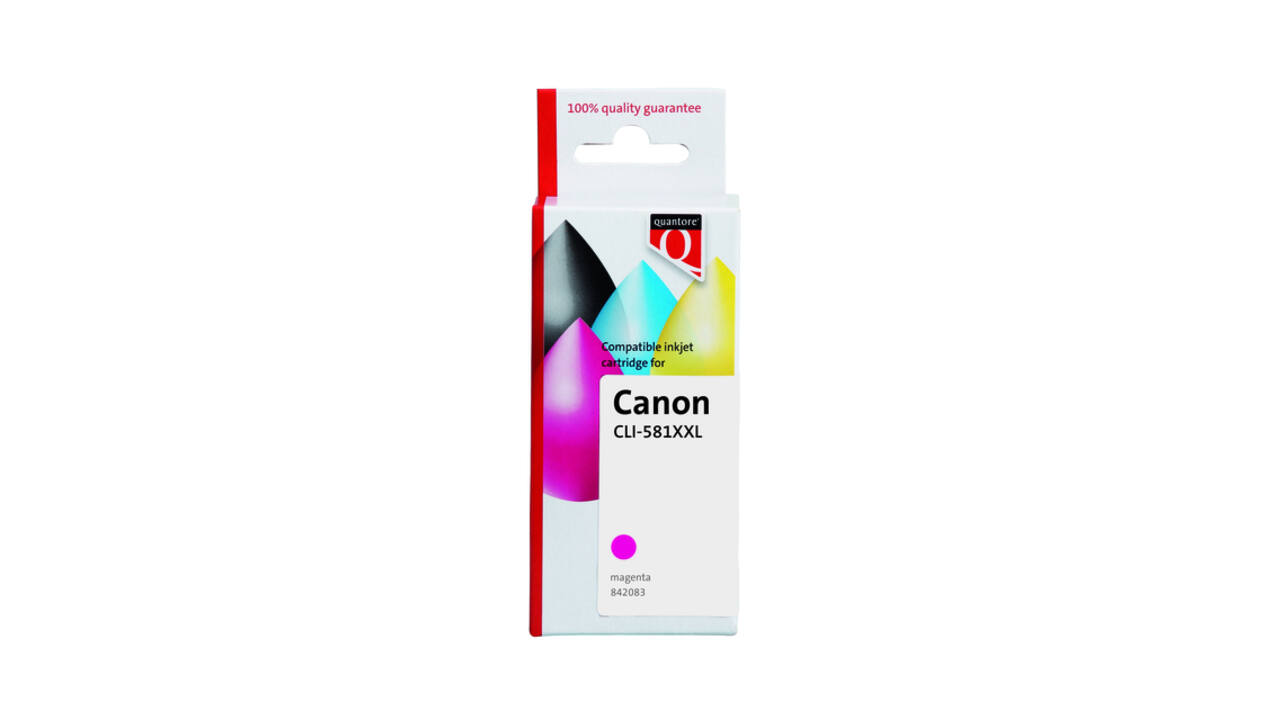 Inktcartridge Quantore alternatief tbv Canon CLI-581XXL rood