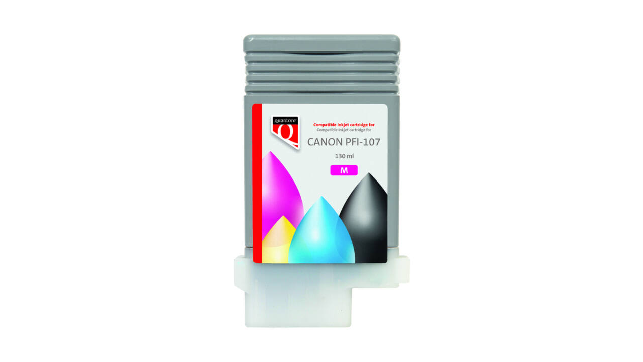 Inktcartridge Quantore alternatief tbv Canon PFI-107 rood