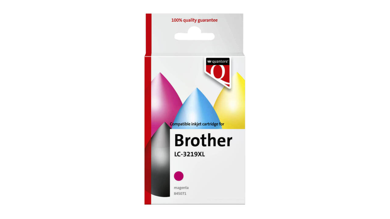 Inktcartridge Quantore alternatief tbv Brother LC-3219XL rood