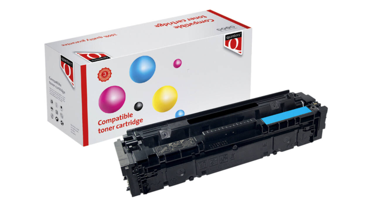 Tonercartridge Quantore alternatief tbv HP CF541A 203A blauw