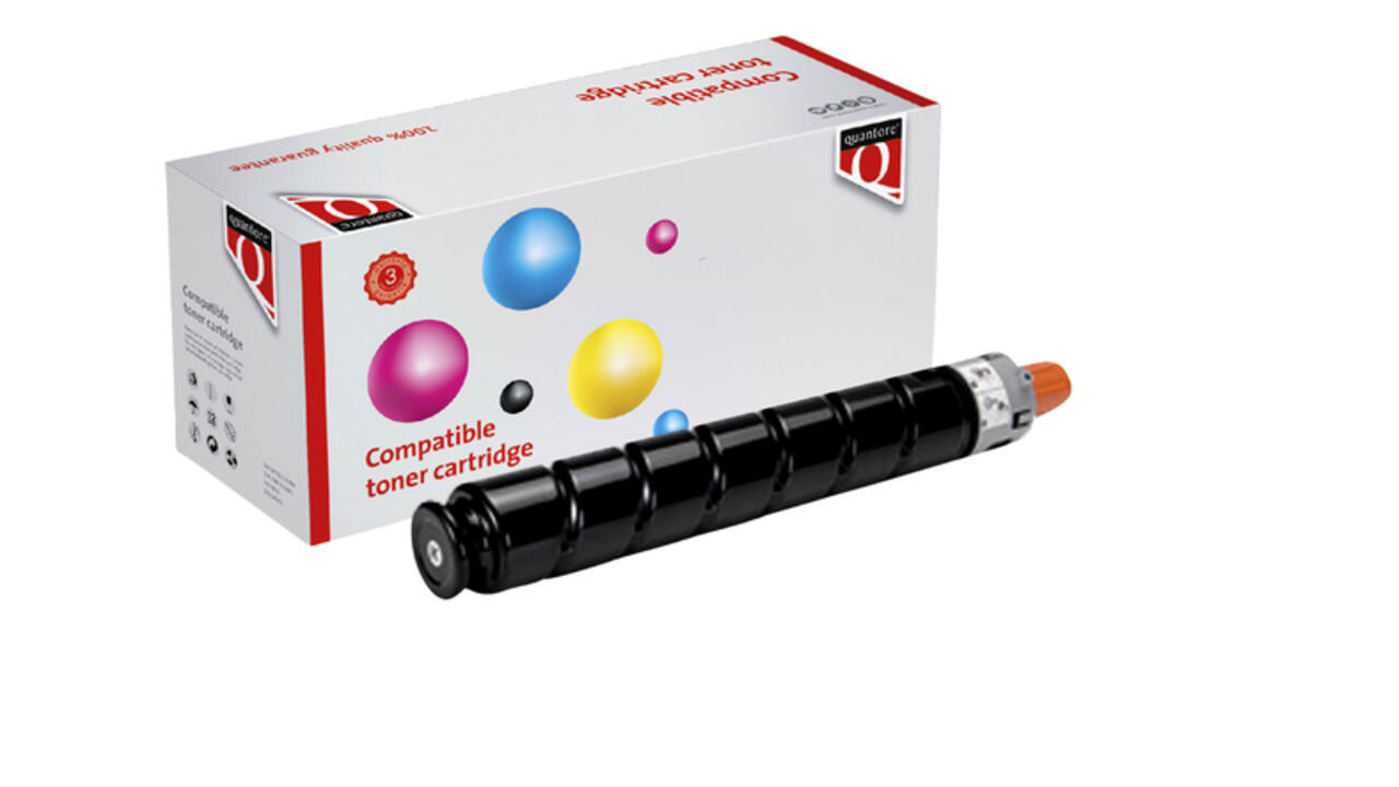 Tonercartridge Quantore alternatief tbv Canon C-EXV 34 zwart
