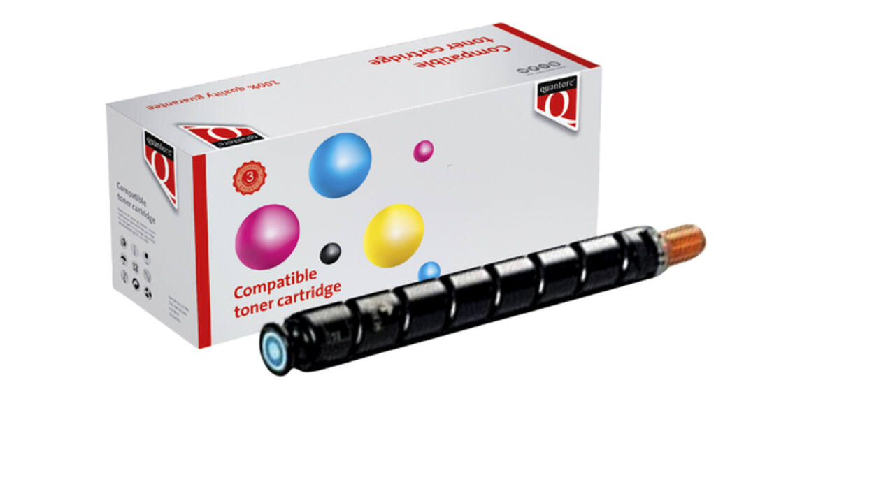 Tonercartridge Quantore alternatief tbv Canon C-EXV 34 blauw