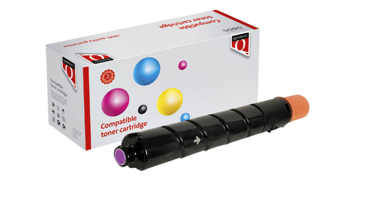 Tonercartridge Quantore alternatief tbv Canon C-EXV 34 rood