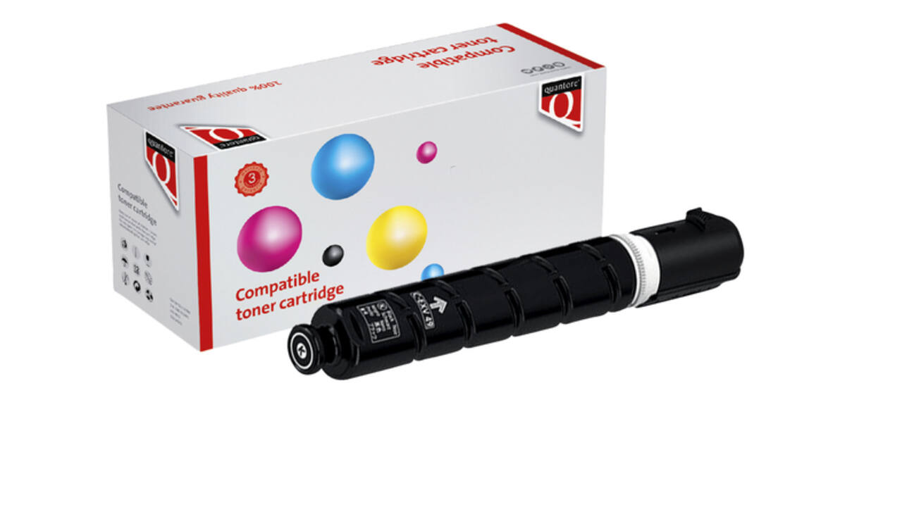 Tonercartridge Quantore alternatief tbv Canon C-EXV 49 zwart